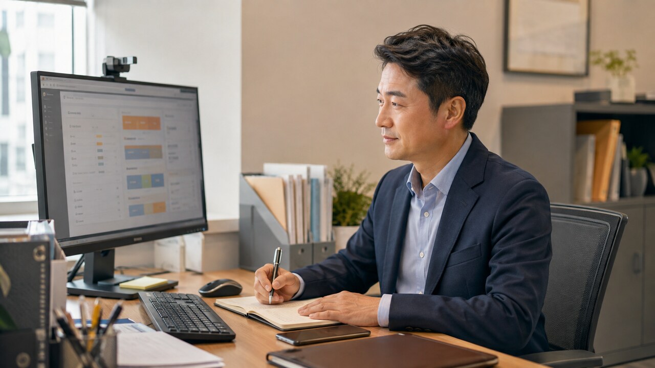 상담 접수 상태와 후속 일정을 확인하며 고객을 관리하는 보험 상담 운영 장면